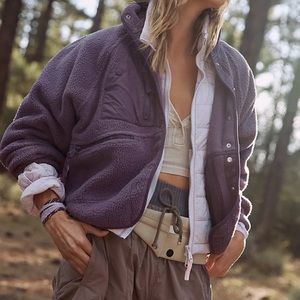 Free People Hit the Slopes Sherpa Jacket